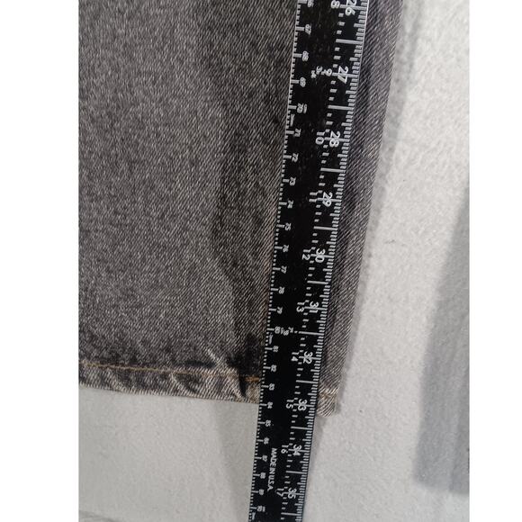 Vintage Levi’s 540 Relaxed Fit Black Jeans 38x34 USA Made 90s Grunge Denim rare - Picture 2 of 7